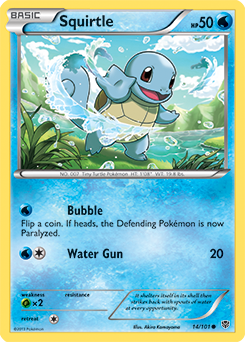 Squirtle 14/101<br/>Akira Komayama