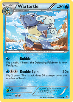 Wartortle 15/101<br/>Akira Komayama