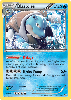 Blastoise 16/101<br/>Satoshi Shirai