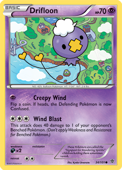 Drifloon 34/101<br/>Kyoko Umemoto