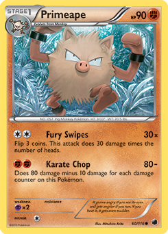 Primeape 60/116<br/>Mitsuhiro Arita