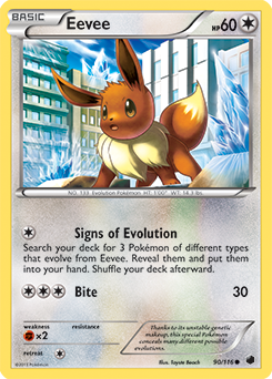 Eevee 90/116<br/>Toyste Beach