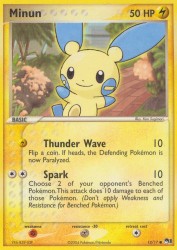 Minun 12/17<br/>Ken Sugimori