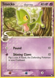Treecko δ Delta Species 15/17<br/>Masakazu Fukuda