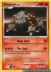 Heatran 1/17<br/>Ken Sugimori