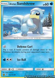 Alolan Sandshrew 19a<br/>Hideki Ishikawa