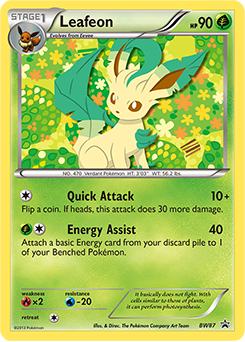 Leafeon BW87<br/>The Pokémon Company Art Team
