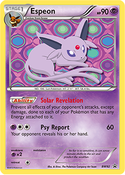 Espeon BW92<br/>The Pokémon Company Art Team