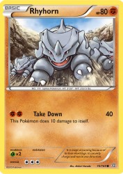 Rhyhorn 74/160<br/>Midori Harada