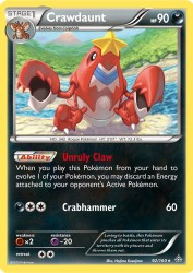 Crawdaunt 92/160<br/>Hajime Kusajima