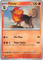 Pyroar 16/131<br/>Takeshi Nakamura