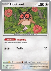 Hoothoot 77/131<br/>Nakamura Ippan