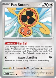 Fan Rotom 85/131<br/>Toshinao Aoki