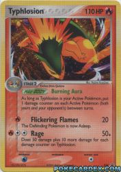 Typhlosion 34/40<br/>Hajime Kusajima