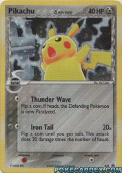Pikachu δ Delta Species 35/40<br/>Ryo Ueda