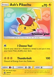 Ash's Pikachu SM108<br/>2017 Pikachu Project