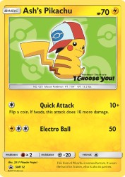 Ash's Pikachu SM112<br/>2017 Pikachu Project