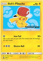 Ash's Pikachu SM113<br/>2017 Pikachu Project