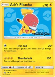 Ash's Pikachu SM114<br/>2017 Pikachu Project