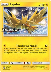 Zapdos SM159<br/>Misa Tsutsui