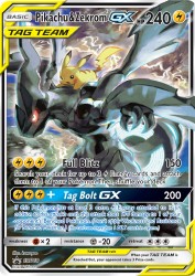 Pikachu & Zekrom-GX SM168<br/>kawayoo