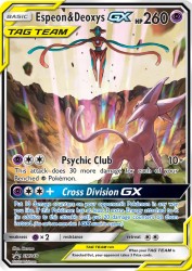 Espeon & Deoxys-GX SM240<br/>Hasuno