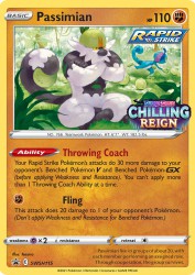 Passimian SWSH115<br/>Teeziro
