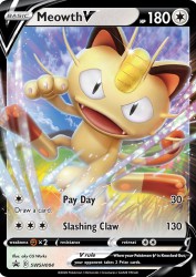 Meowth-V SWSH004<br/>aky CG Works