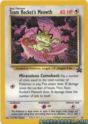 Team Rocket's Meowth 18/53<br/>Kunihiko Yuyama
