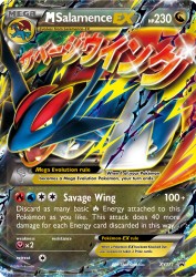 Mega Salamence-EX XY171<br/>5ban Graphics