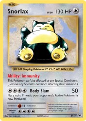 Snorlax XY179<br/>Ken Sugimori