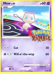 Mew 10/16<br/>Pokemon Rumble