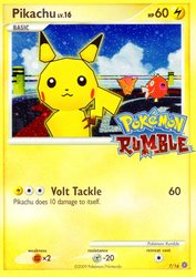 Pikachu 7/16<br/>Pokemon Rumble