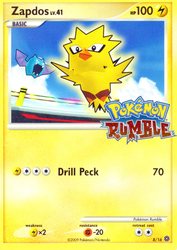 Zapdos 8/16<br/>Pokemon Rumble