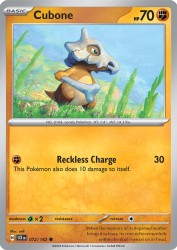 Cubone 72/142<br/>svlt