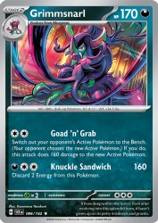 Grimmsnarl 96/142<br/>Kazumasa Yasukuni