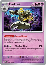 Dusknoir 20/64<br/>danciao