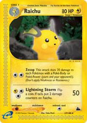 Raichu 27/144<br/>Yuka Morii