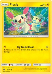 Plusle 33/73<br/>Tomokazu Komiya