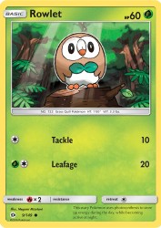 Rowlet 9/149<br/>Megumi Mizutani