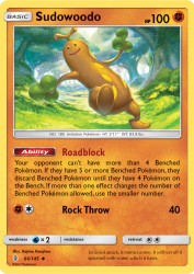 Sudowoodo 66/145<br/>Hajime Kusajima