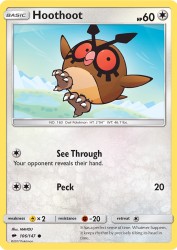 Hoothoot 106/147<br/>MAHOU