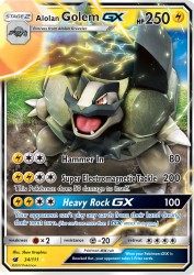 Alolan Golem-GX 34/111<br/>5ban Graphics