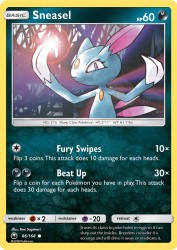 Sneasel 86/168<br/>Ken Sugimori
