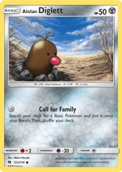 Alolan Diglett 122/214<br/>Midori Harada