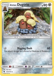 Alolan Dugtrio 123/214<br/>Yuka Morii