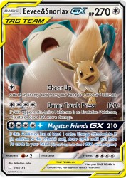 Eevee & Snorlax-GX 120/181<br/>Mitsuhiro Arita