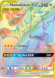 Pikachu & Zekrom-GX 184/181<br/>5ban Graphics