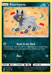 Poochyena 86/181<br/>Ken Sugimori