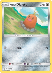 Alolan Diglett 121/214<br/>Atsuko Nishida